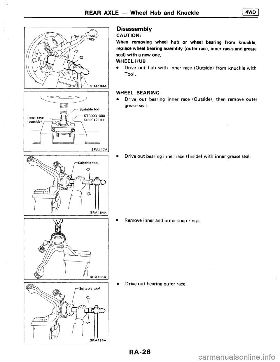 NISSAN AXXESS 1990 Service Repair Manual NISSAN AXXESS 1990 Service Repair Manual