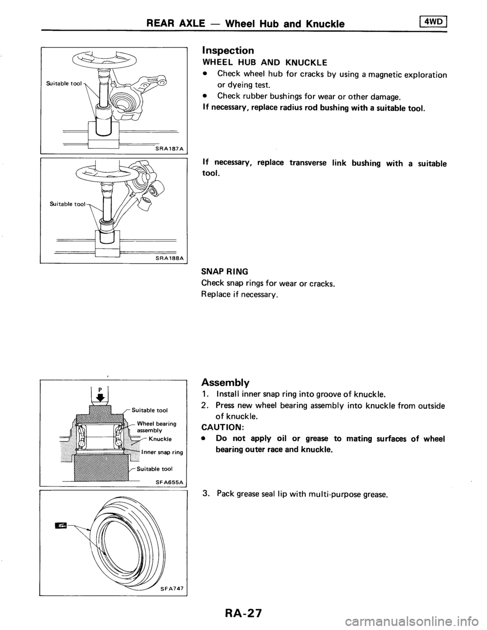 NISSAN AXXESS 1990 Service Repair Manual NISSAN AXXESS 1990 Service Repair Manual
