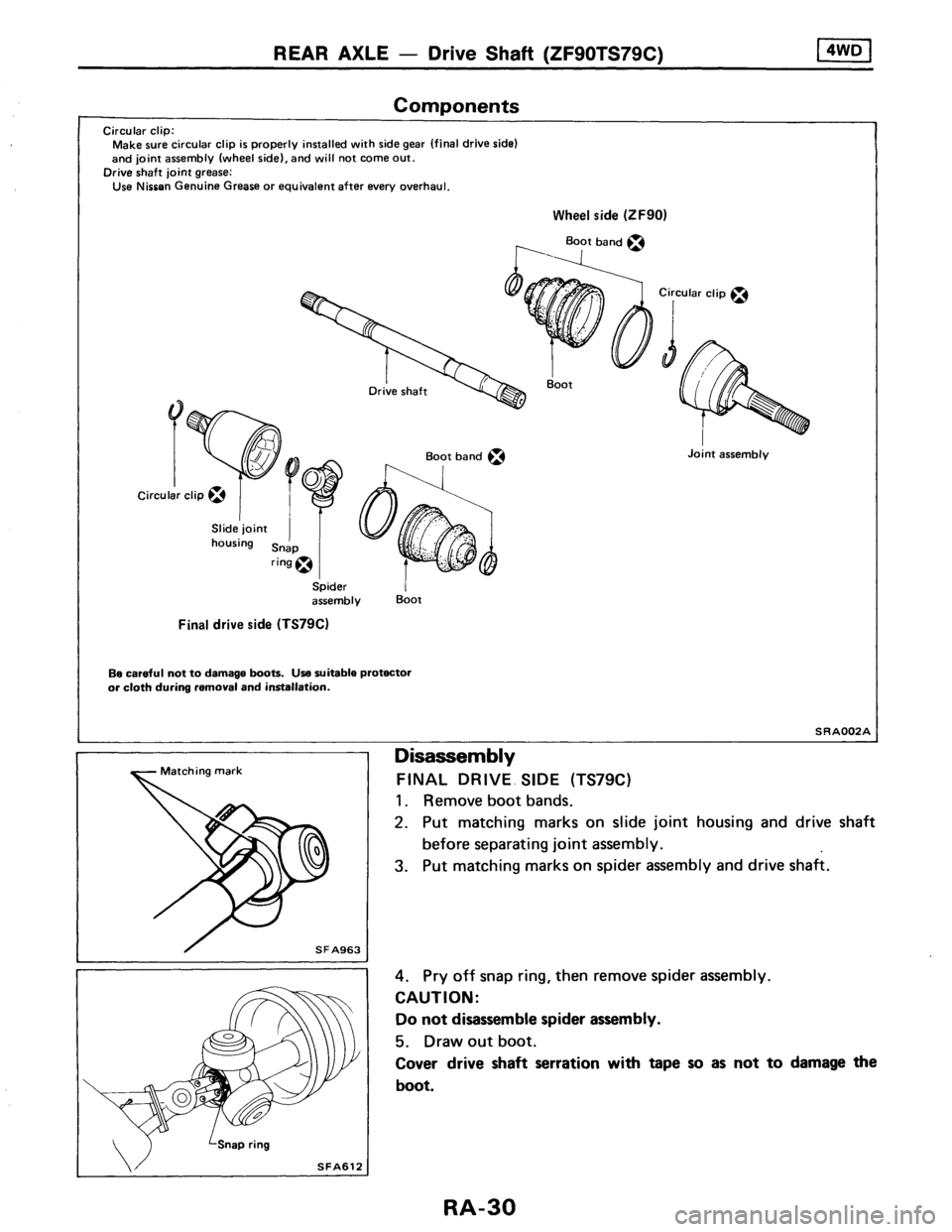 NISSAN AXXESS 1990 Service Repair Manual NISSAN AXXESS 1990 Service Repair Manual