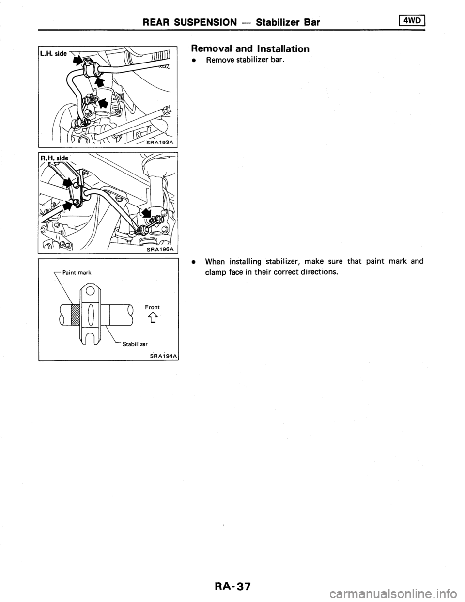 NISSAN AXXESS 1990  Service Repair Manual 