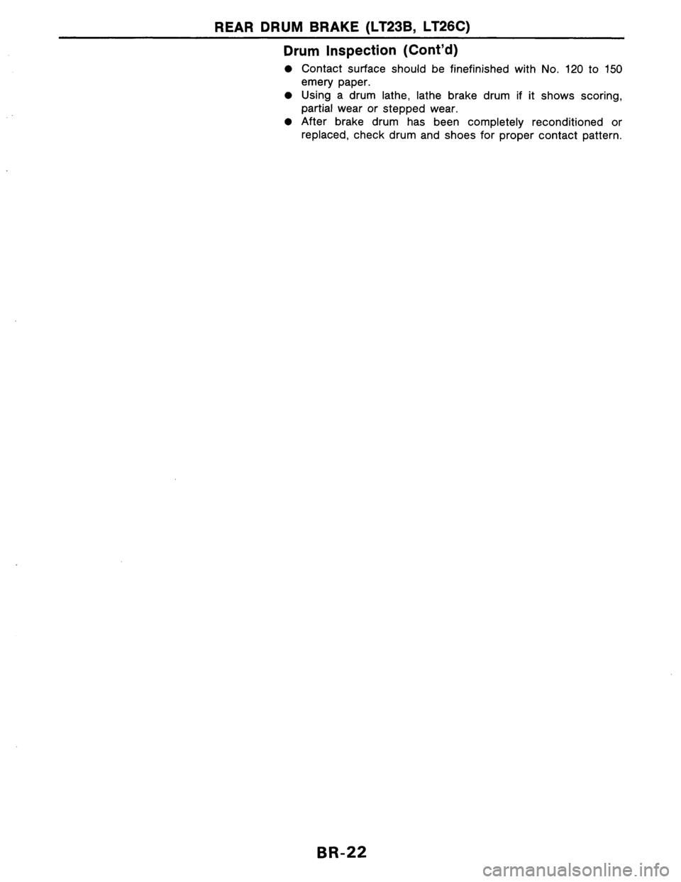 NISSAN AXXESS 1990 Service Repair Manual NISSAN AXXESS 1990 Service Repair Manual