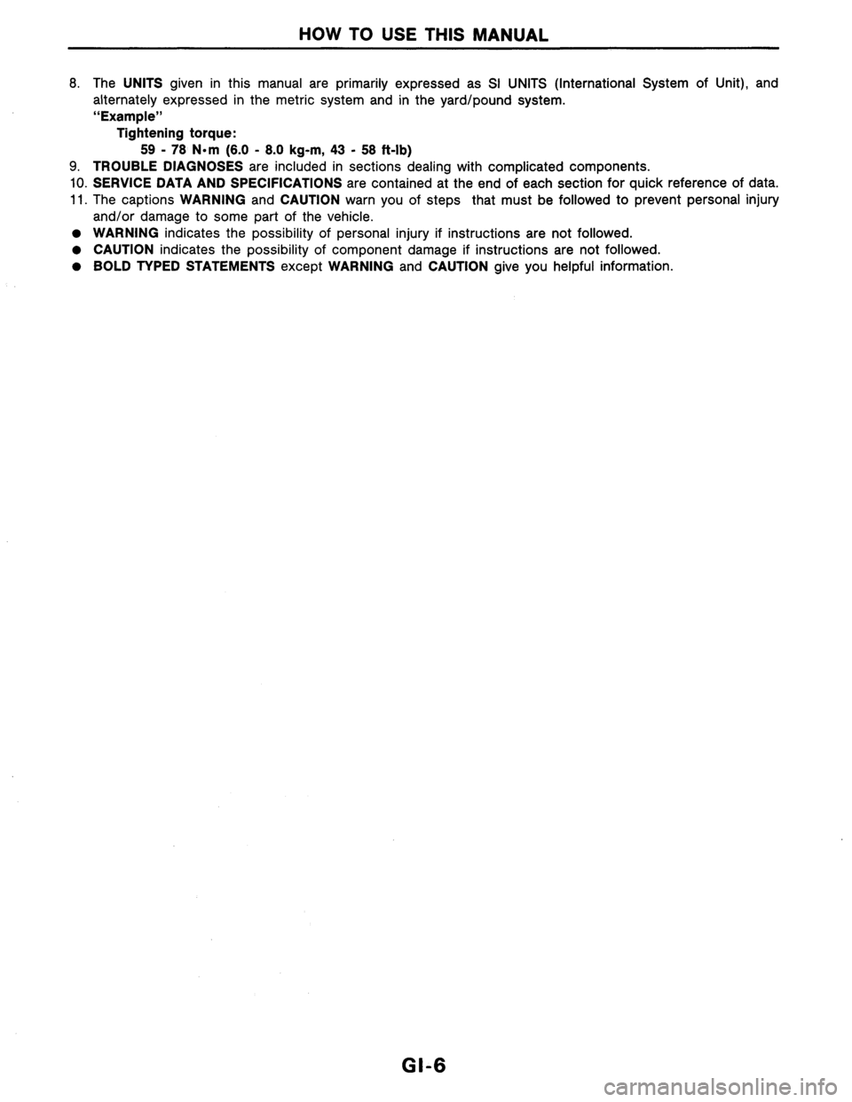 NISSAN AXXESS 1990 Service Repair Manual NISSAN AXXESS 1990 Service Repair Manual