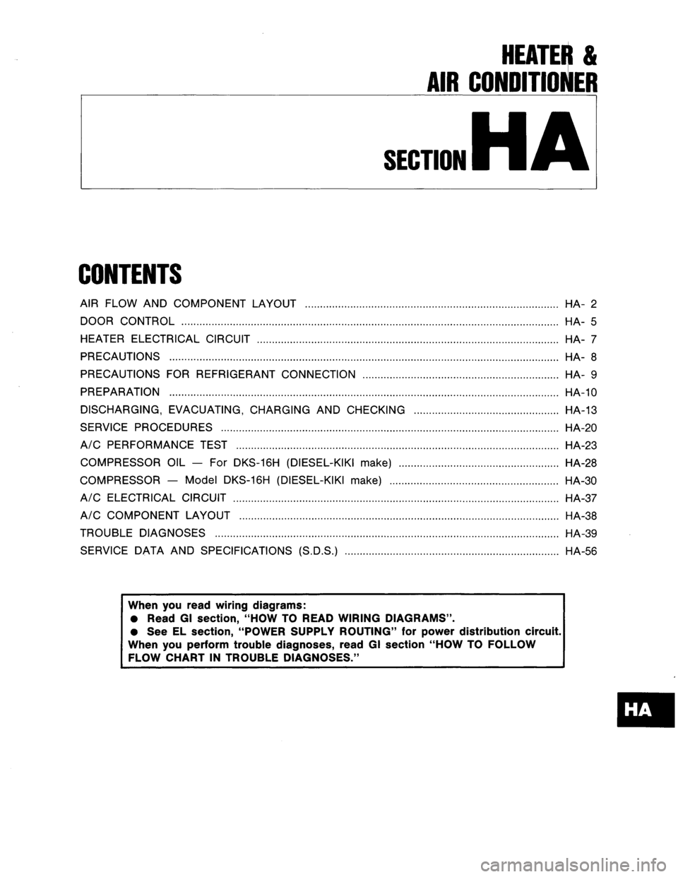 NISSAN AXXESS 1990  Service Repair Manual 