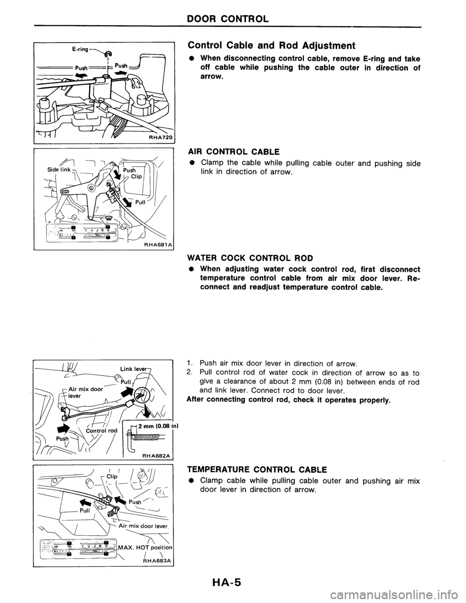 NISSAN AXXESS 1990  Service Repair Manual 