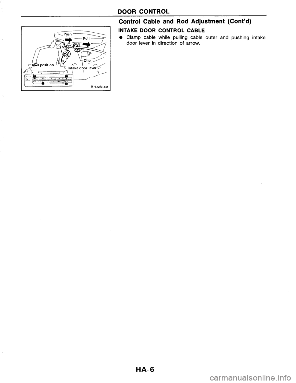 NISSAN AXXESS 1990  Service Repair Manual 