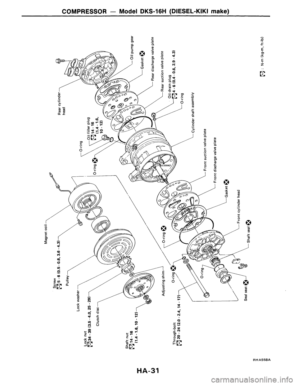 NISSAN AXXESS 1990  Service Repair Manual 