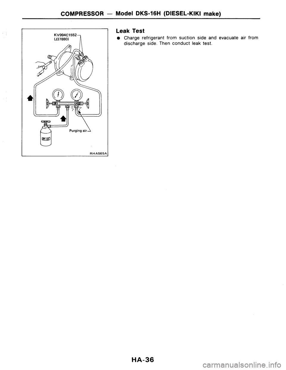 NISSAN AXXESS 1990  Service Repair Manual 