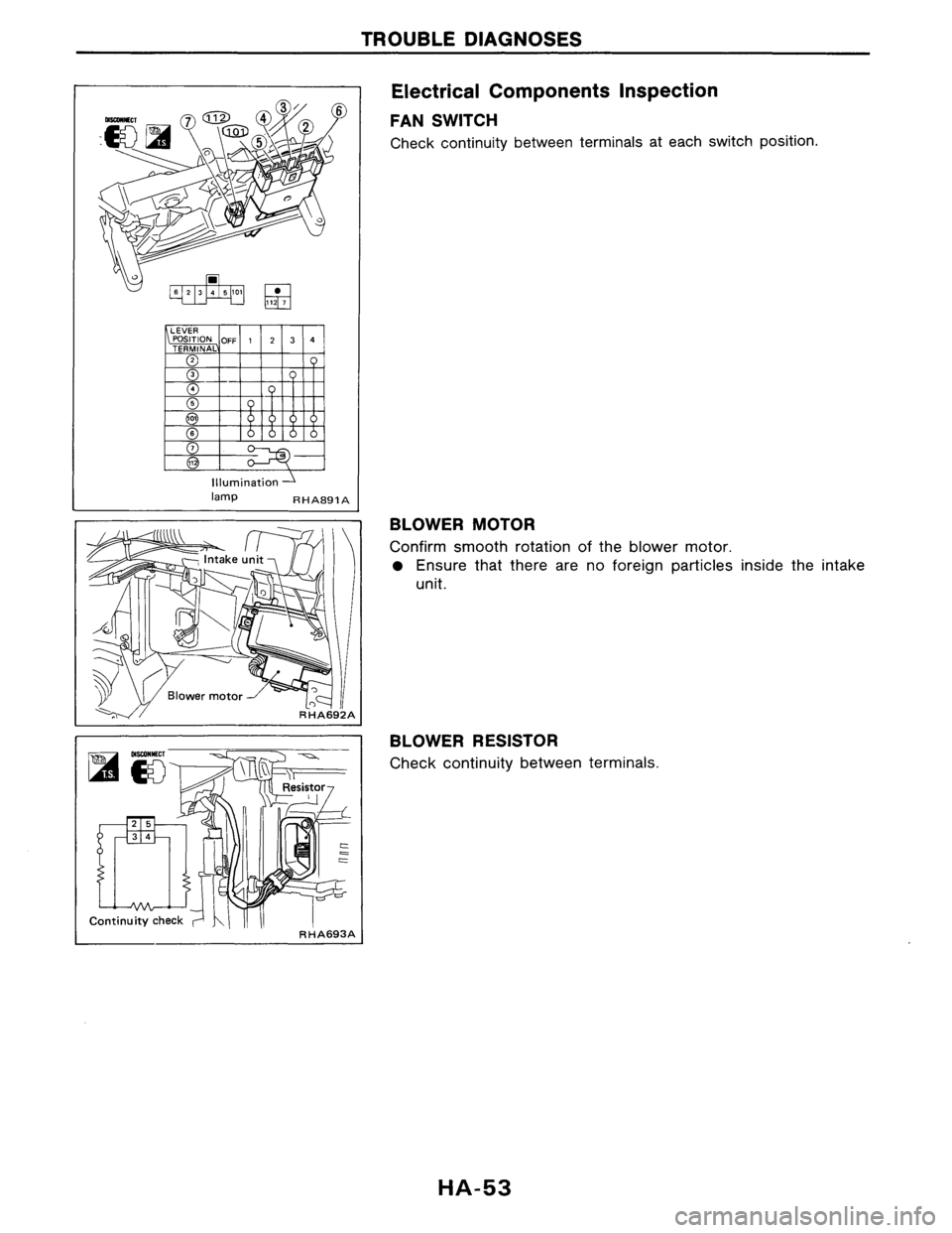 NISSAN AXXESS 1990  Service Repair Manual 