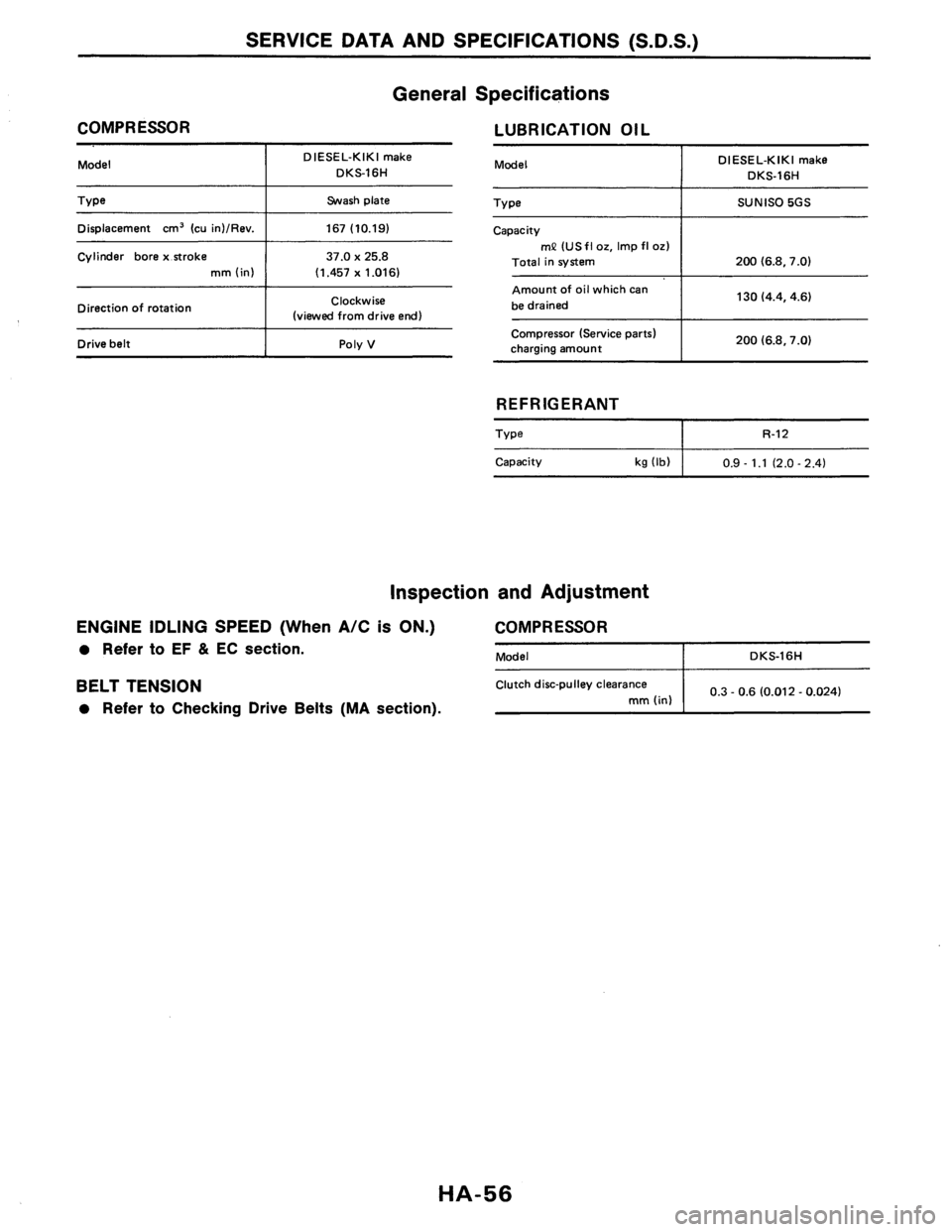 NISSAN AXXESS 1990  Service Repair Manual 