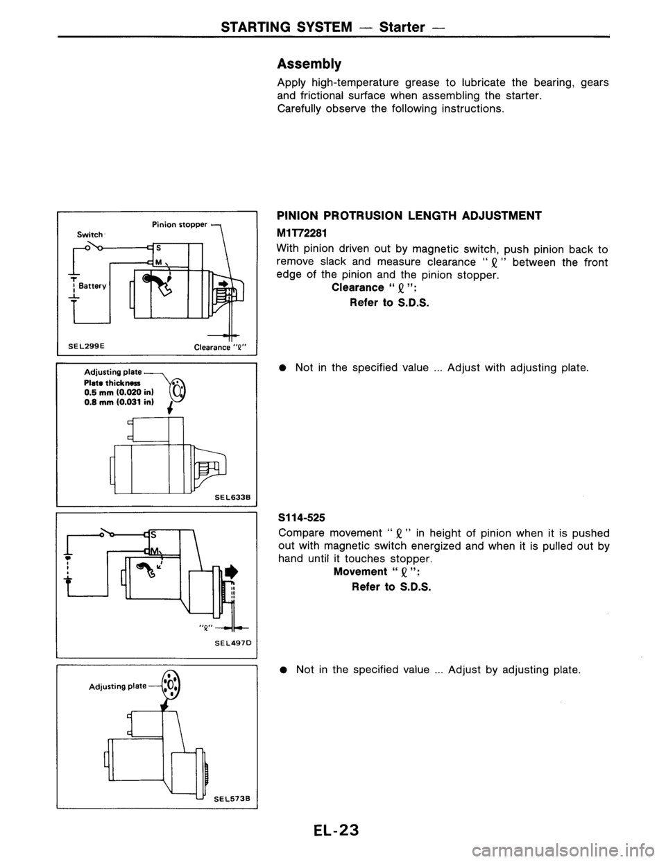 NISSAN AXXESS 1990  Service Repair Manual 