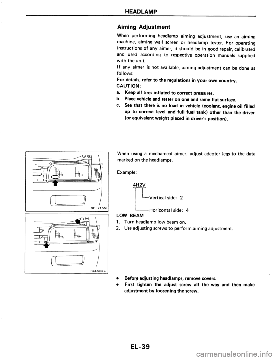 NISSAN AXXESS 1990  Service Repair Manual 