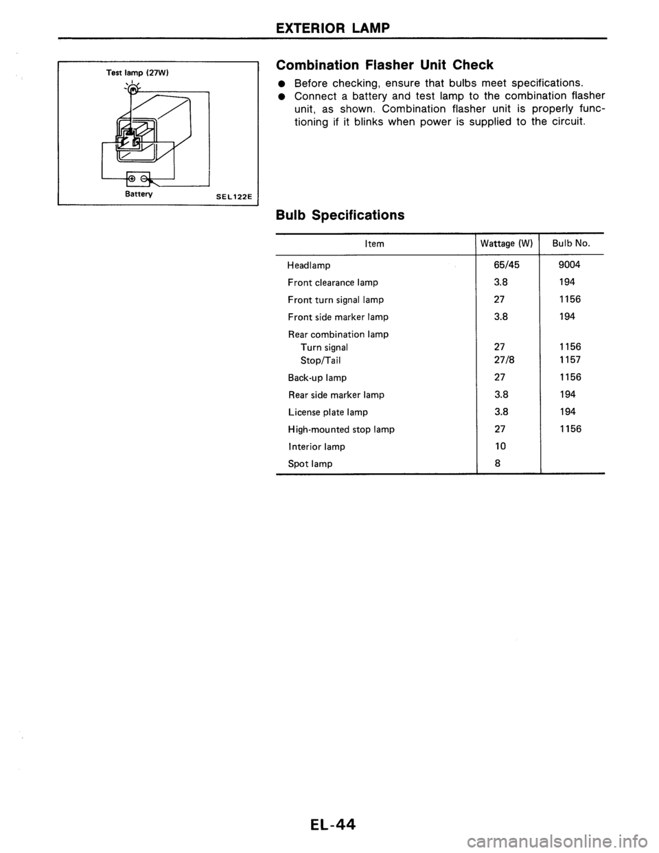 NISSAN AXXESS 1990  Service Repair Manual 