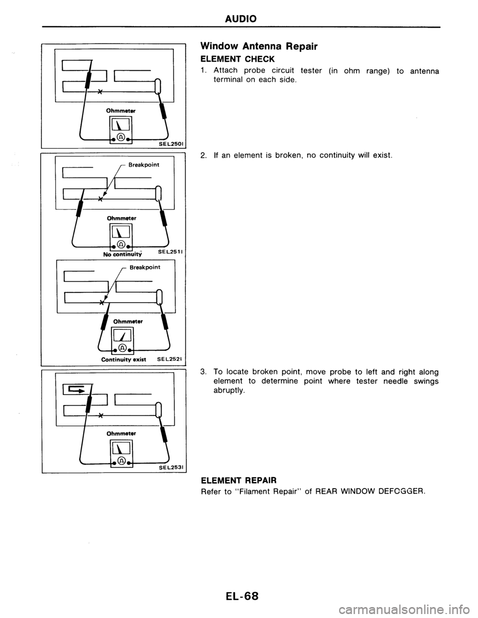 NISSAN AXXESS 1990  Service Repair Manual 