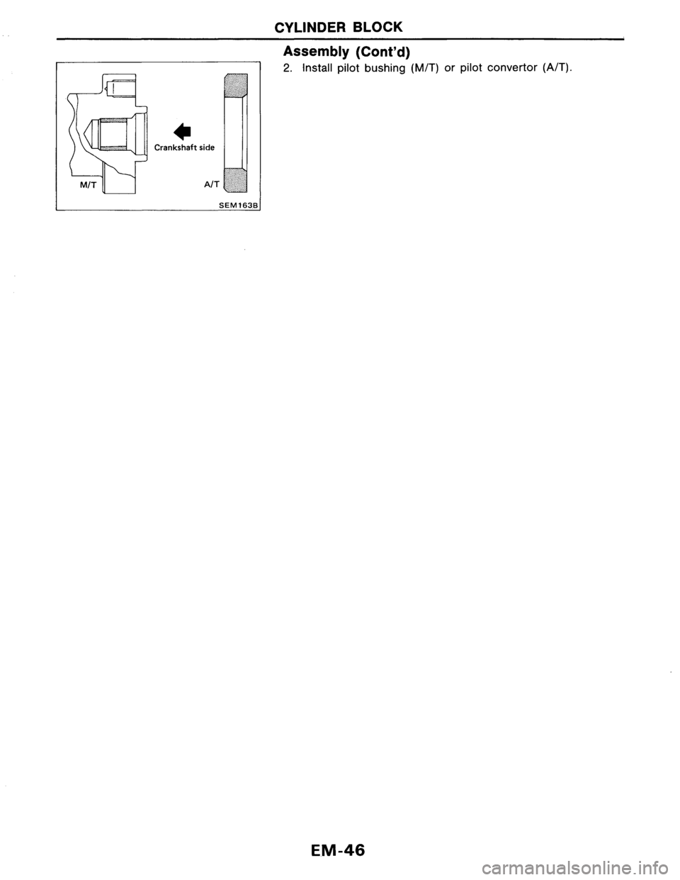 NISSAN AXXESS 1990  Service Owners Manual 