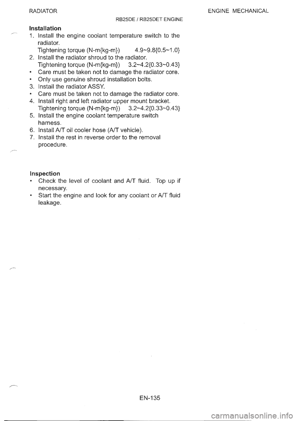 NISSAN GT-R 1993 Service Manual NISSAN GT-R 1993 Service Manual
