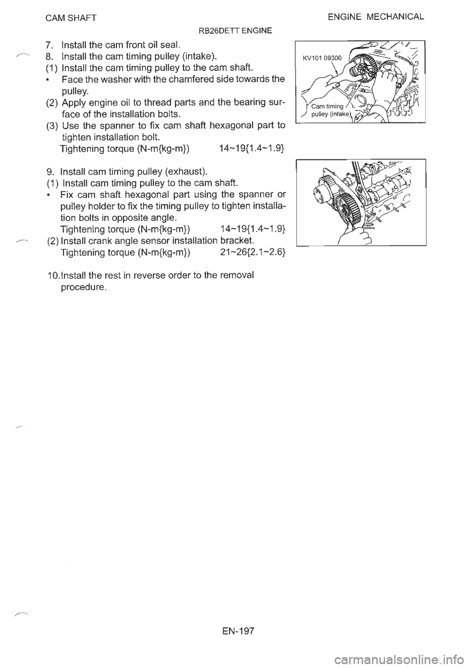 NISSAN GT-R 1993  Service Manual 