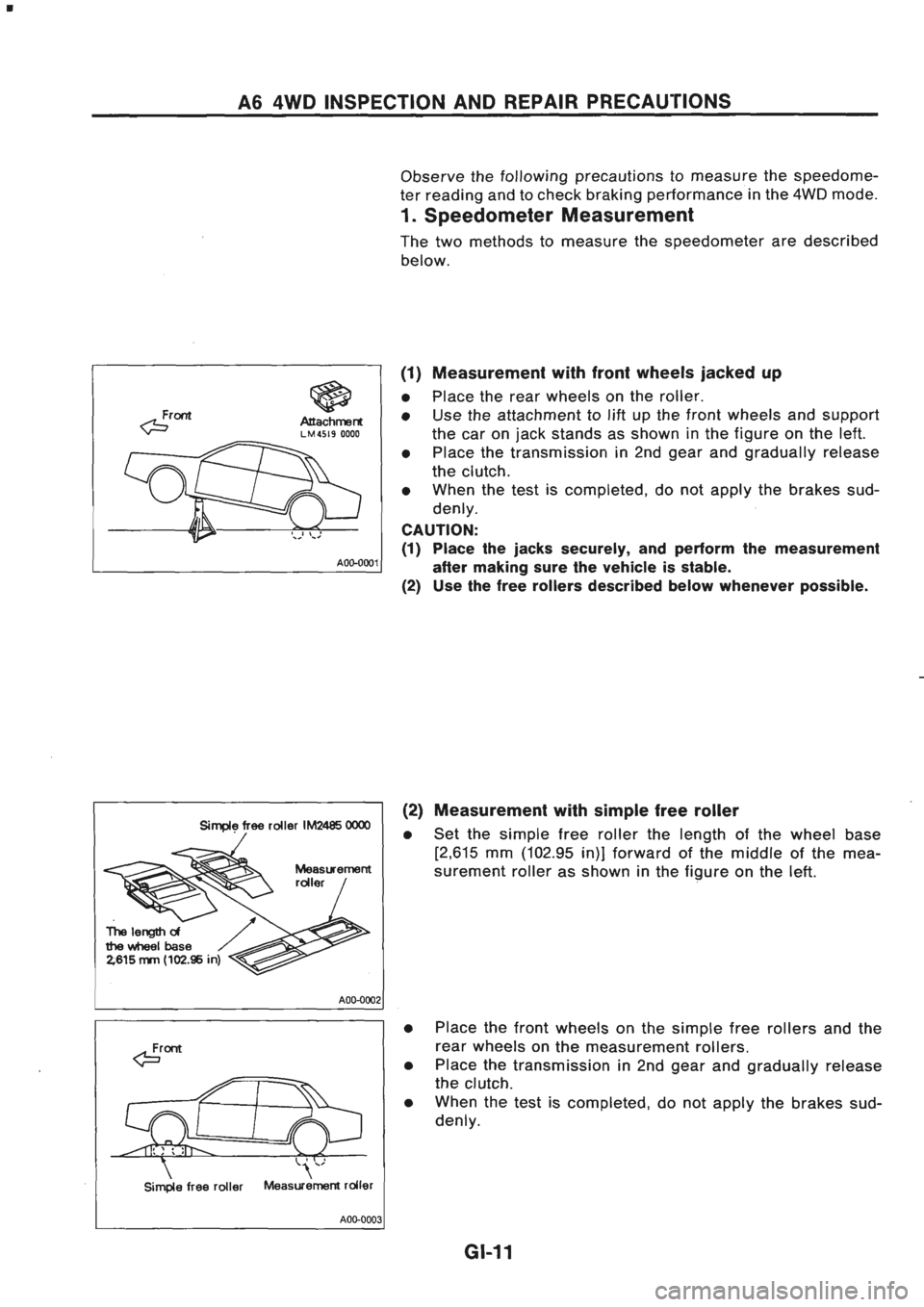 NISSAN GT-R 1989 User Guide 