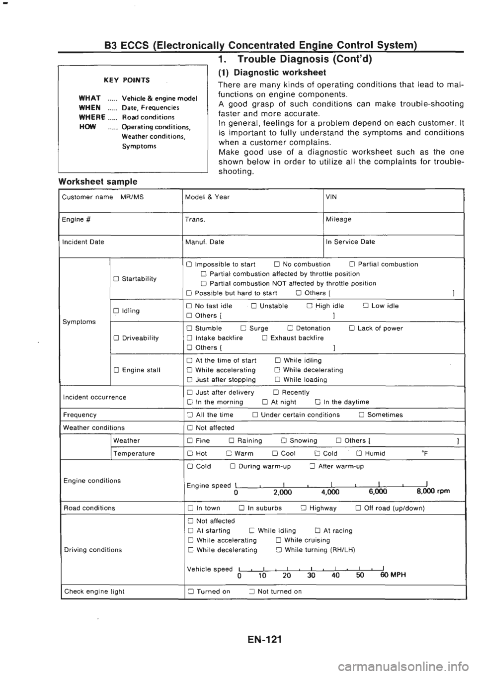 NISSAN GT-R 1989  Service Manual 