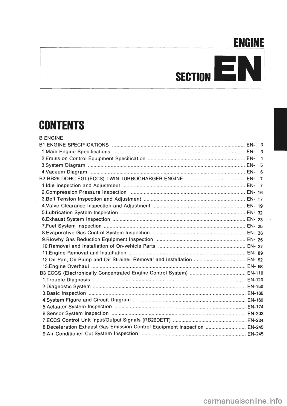 NISSAN GT-R 1989 User Guide NISSAN GT-R 1989 User Guide