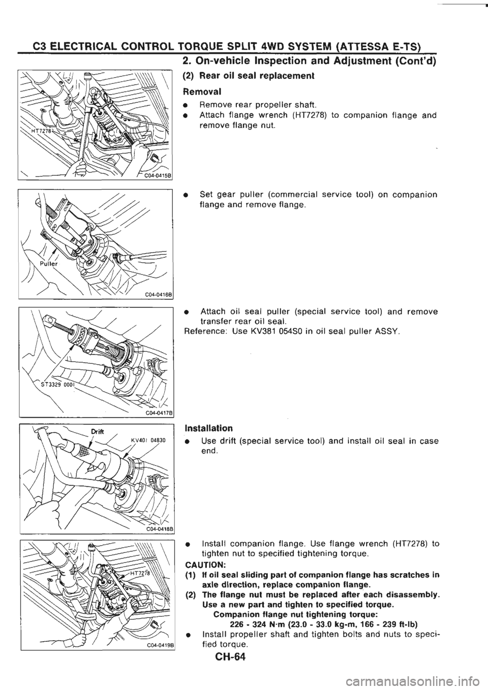 NISSAN GT-R 1989  Service Manual 
