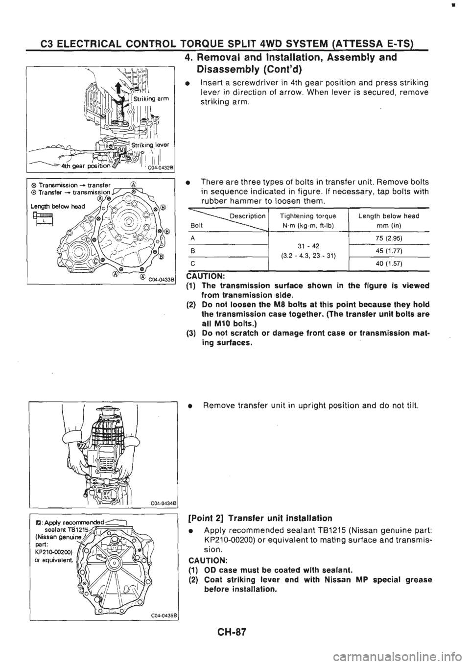 NISSAN GT-R 1989 Service Manual NISSAN GT-R 1989 Service Manual