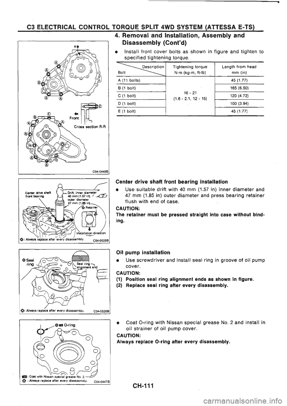 NISSAN GT-R 1989 Service Manual NISSAN GT-R 1989 Service Manual