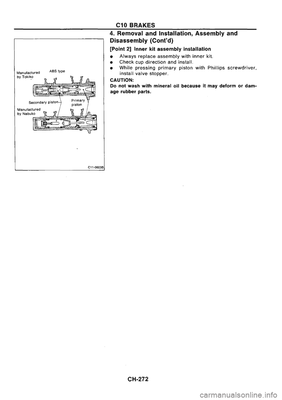 NISSAN GT-R 1989 Service Manual NISSAN GT-R 1989 Service Manual