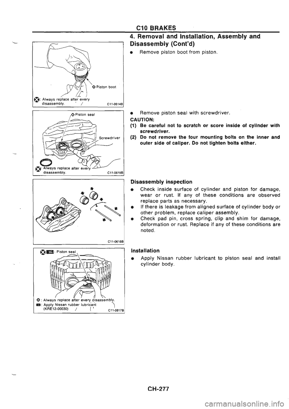 NISSAN GT-R 1989 Service Manual NISSAN GT-R 1989 Service Manual