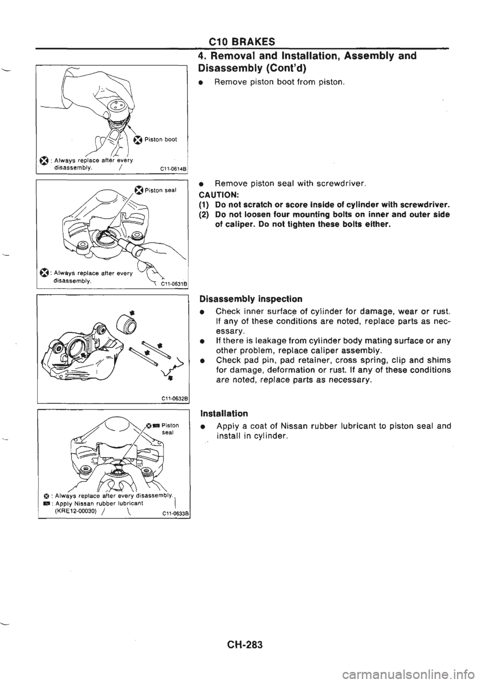 NISSAN GT-R 1989 Service Manual NISSAN GT-R 1989 Service Manual