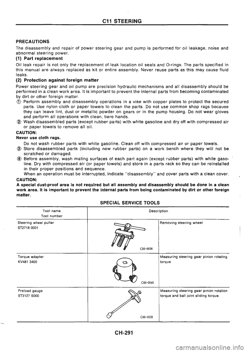 NISSAN GT-R 1989 Service Manual NISSAN GT-R 1989 Service Manual