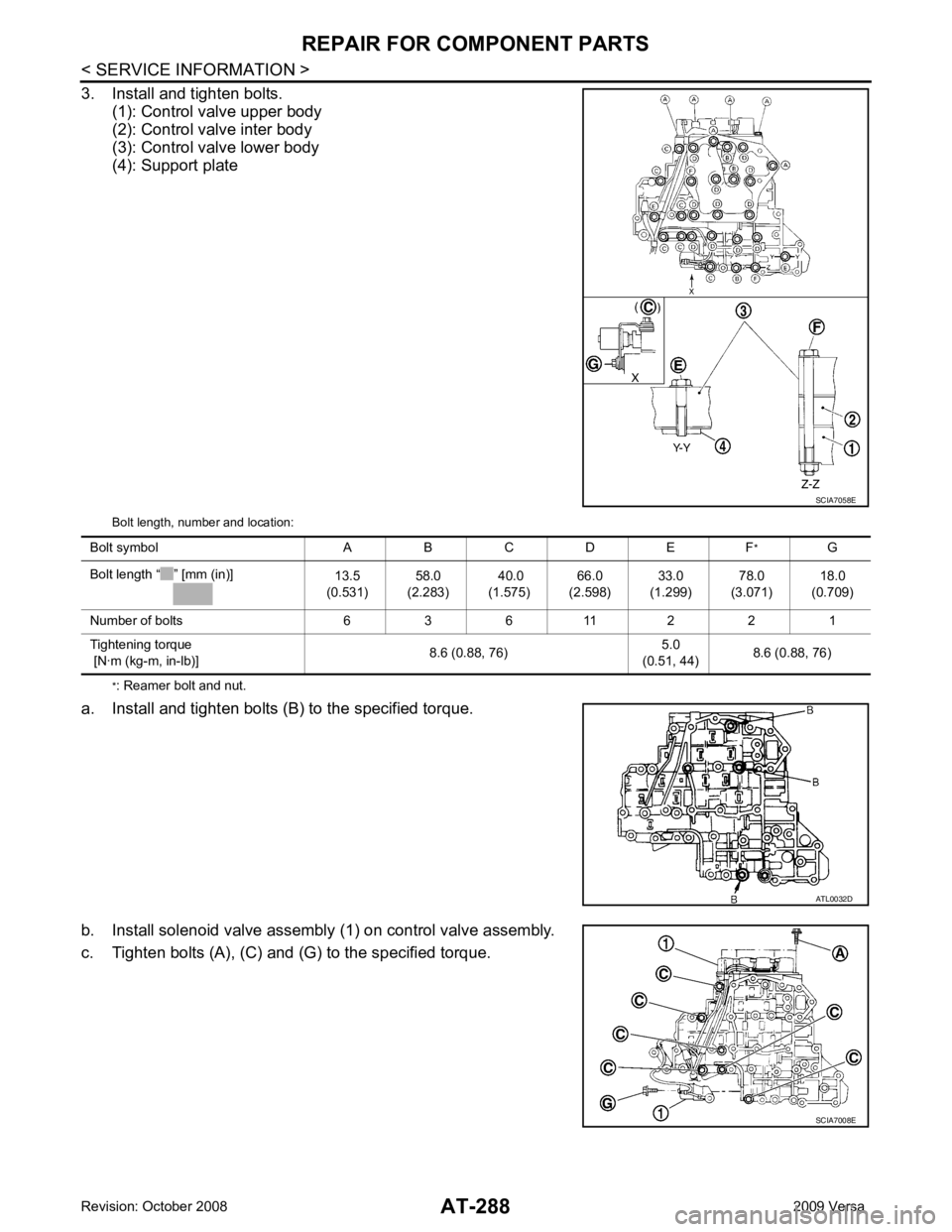 NISSAN LATIO 2009  Service Repair Manual SCIA7008E 