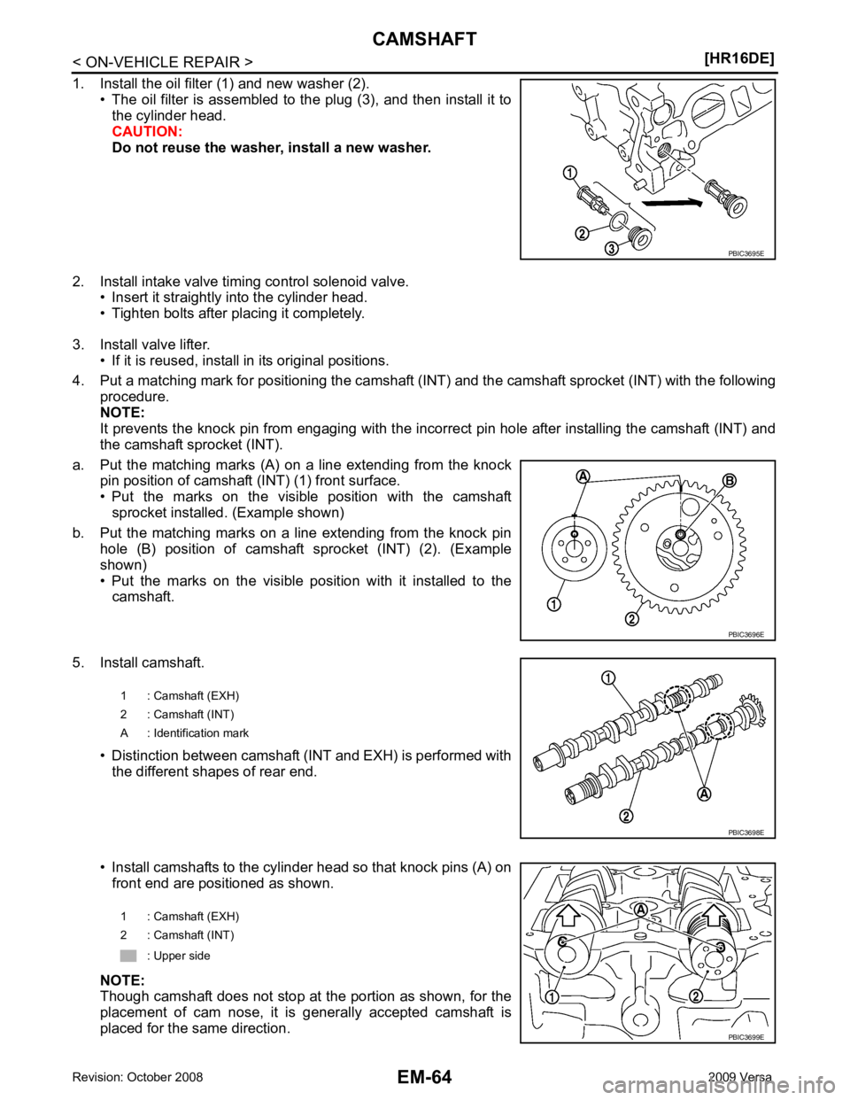 NISSAN LATIO 2009 Service Repair Manual PBIC3696E NISSAN LATIO 2009 Service Repair Manual PBIC3696E