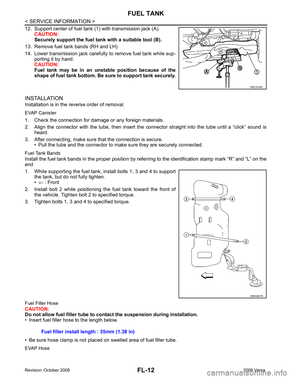 NISSAN LATIO 2009  Service Repair Manual WBIA0847E 
