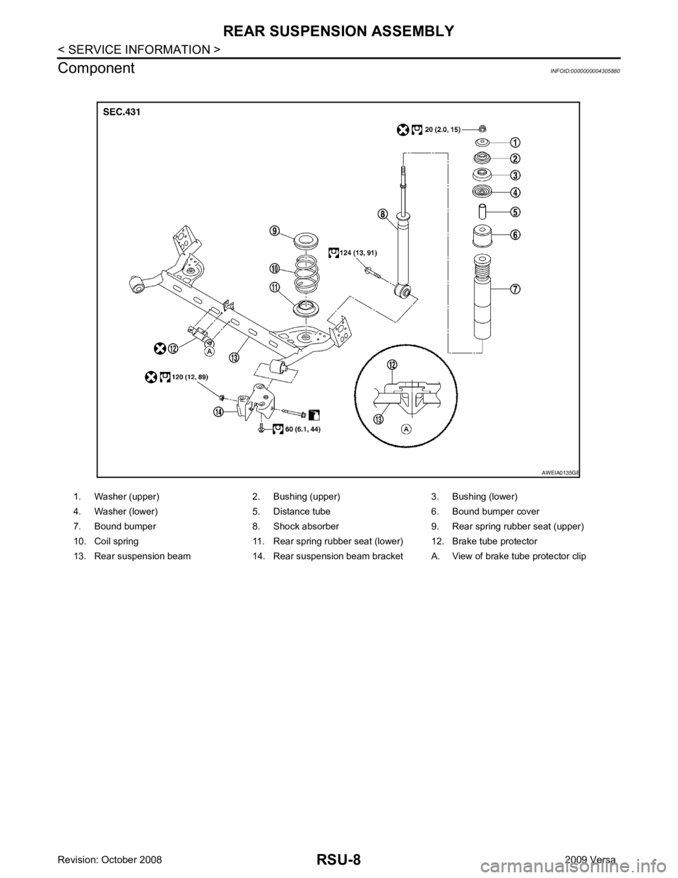 NISSAN LATIO 2009  Service Repair Manual 