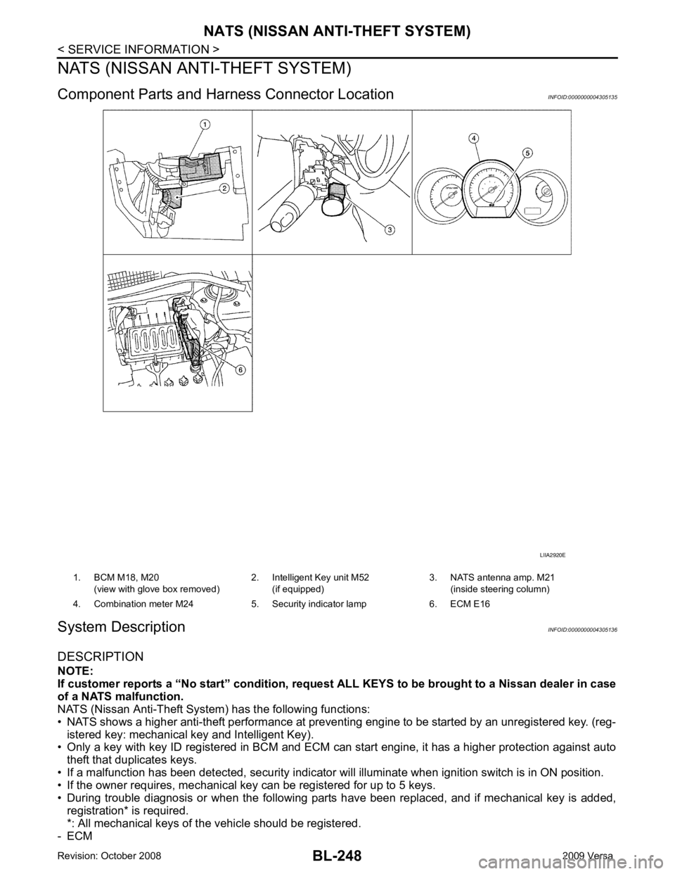 NISSAN LATIO 2009  Service Repair Manual 