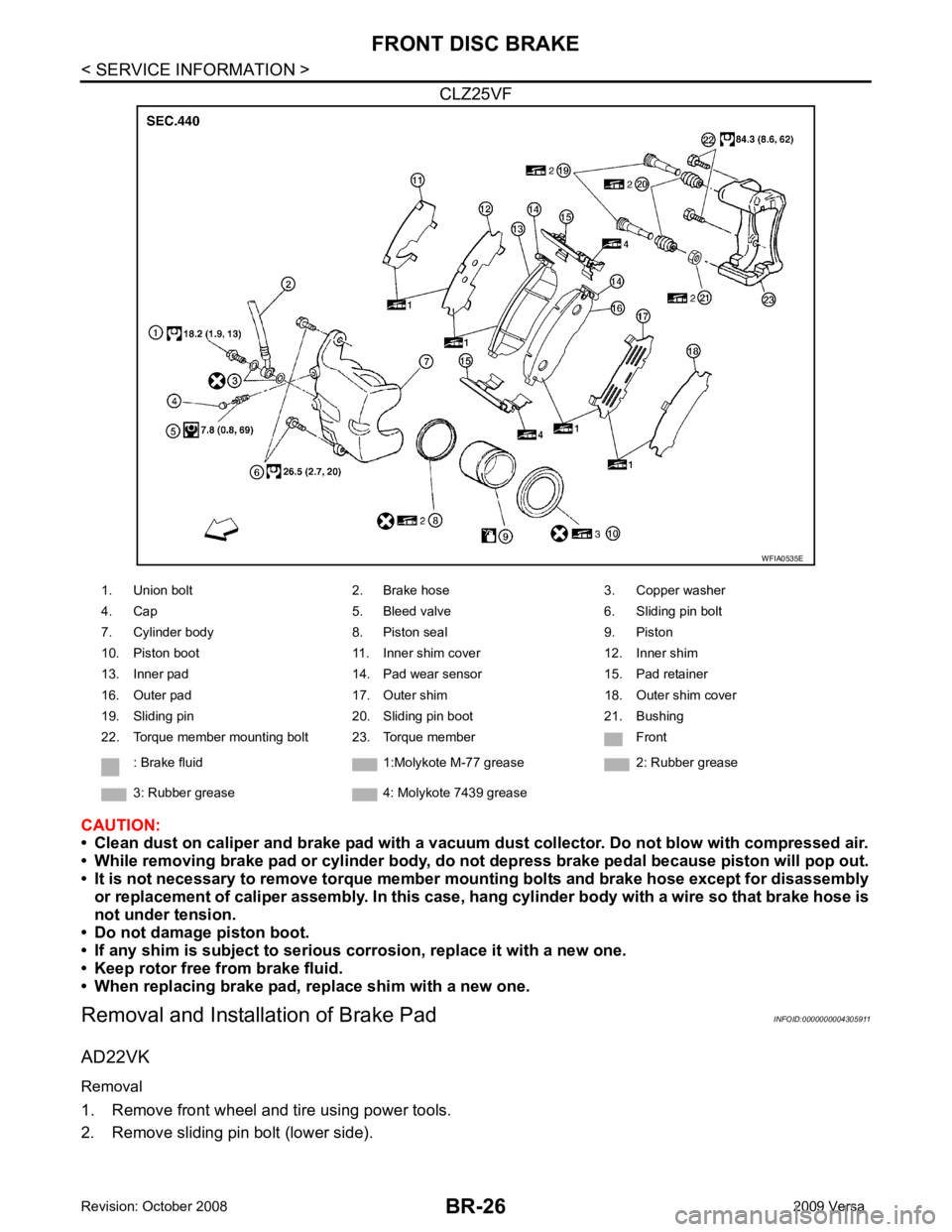 NISSAN LATIO 2009  Service Repair Manual 