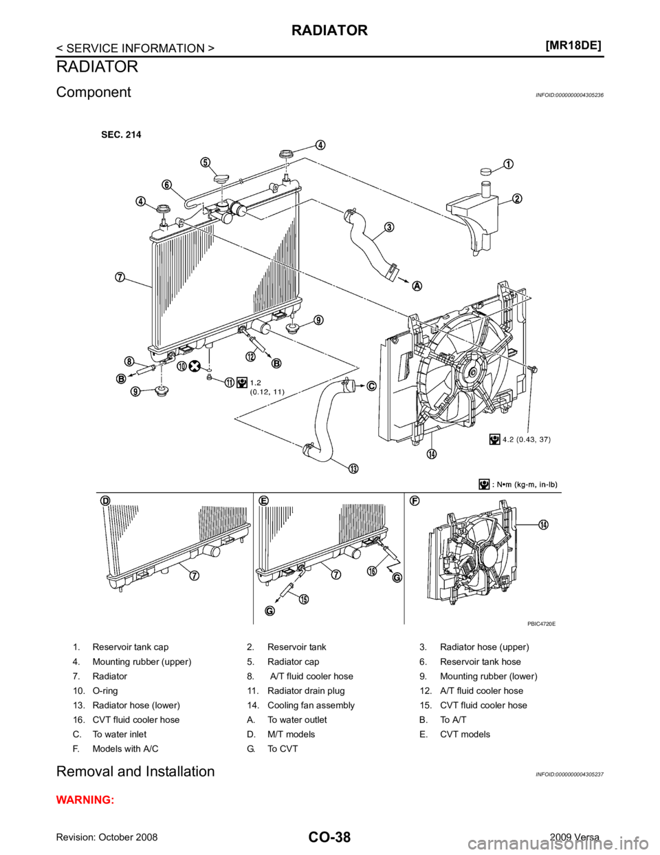 NISSAN LATIO 2009  Service Repair Manual 