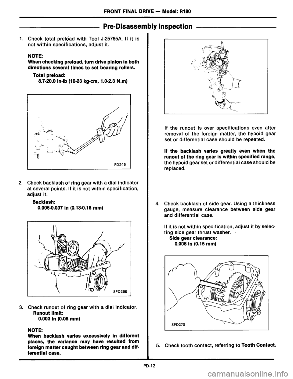 NISSAN PICK-UP 1983 Service Owners Manual Downloaded from www.Manualslib.com manuals search engine NISSAN PICK-UP 1983 Service Owners Manual Downloaded from www.Manualslib.com manuals search engine