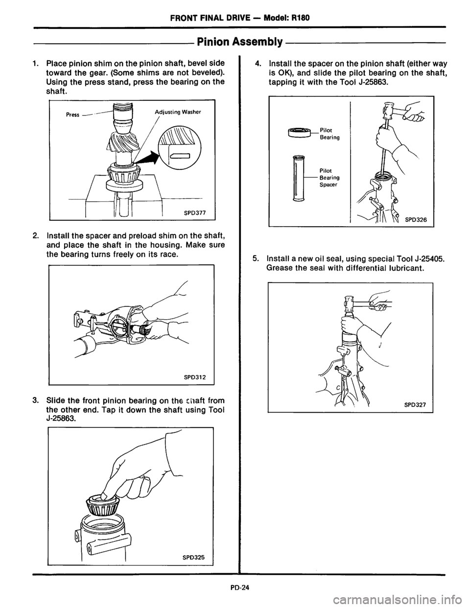 NISSAN PICK-UP 1983 Service Owners Guide Downloaded from www.Manualslib.com manuals search engine NISSAN PICK-UP 1983 Service Owners Guide Downloaded from www.Manualslib.com manuals search engine