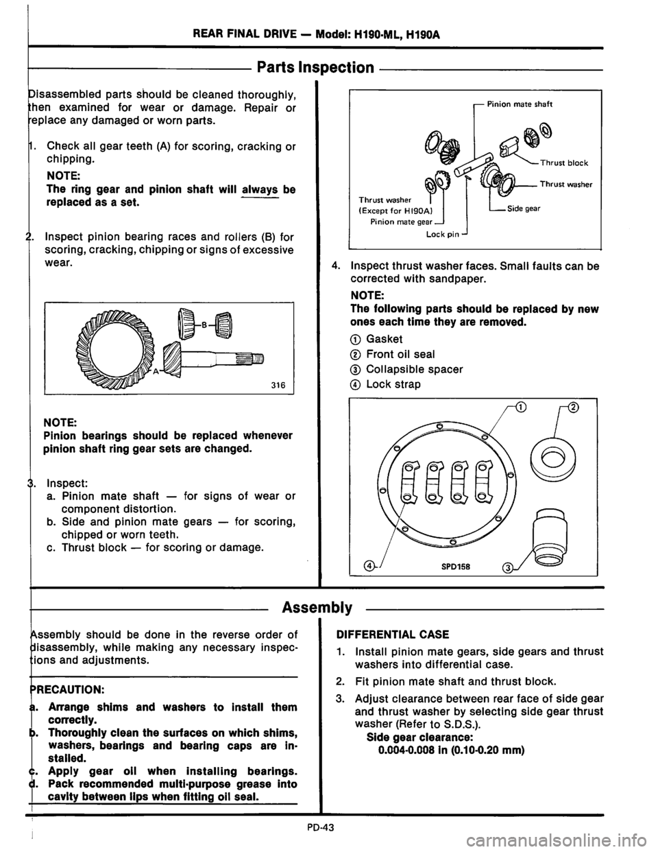 NISSAN PICK-UP 1983 Service Workshop Manual Downloaded from www.Manualslib.com manuals search engine NISSAN PICK-UP 1983 Service Workshop Manual Downloaded from www.Manualslib.com manuals search engine