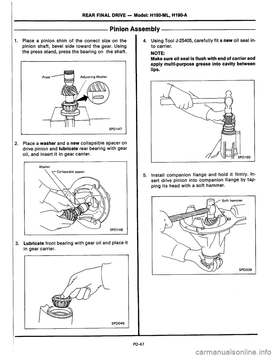 NISSAN PICK-UP 1983 Service Workshop Manual Downloaded from www.Manualslib.com manuals search engine NISSAN PICK-UP 1983 Service Workshop Manual Downloaded from www.Manualslib.com manuals search engine