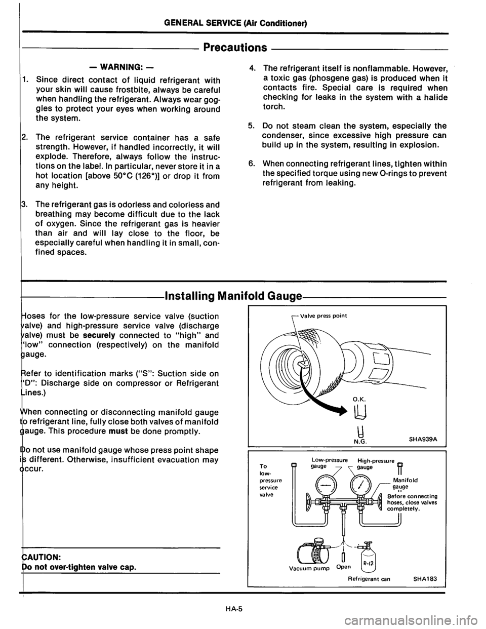 NISSAN PICK-UP 1983 Service Owners Manual Downloaded from www.Manualslib.com manuals search engine NISSAN PICK-UP 1983 Service Owners Manual Downloaded from www.Manualslib.com manuals search engine