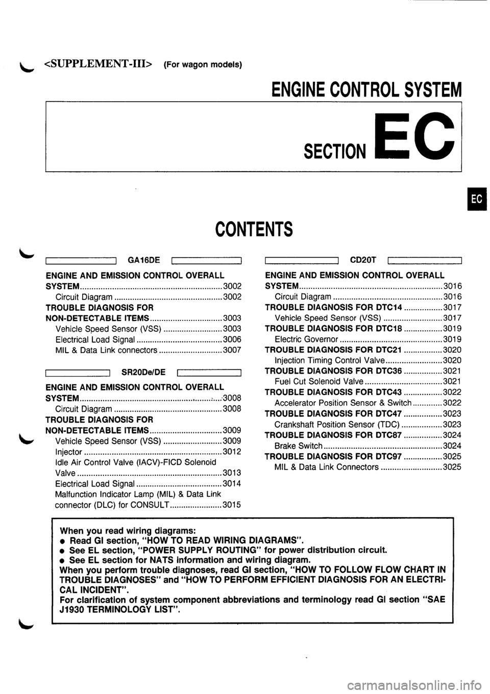 NISSAN PRIMERA 1998 Service Repair Manual NISSAN PRIMERA 1998 Service Repair Manual