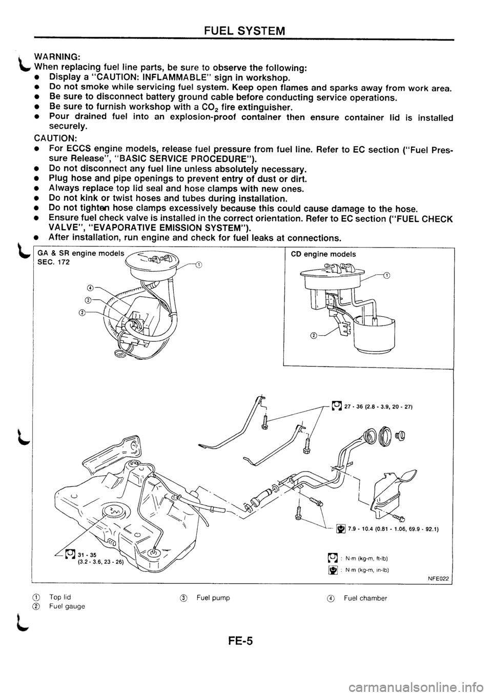 NISSAN PRIMERA 1998  Service Repair Manual 