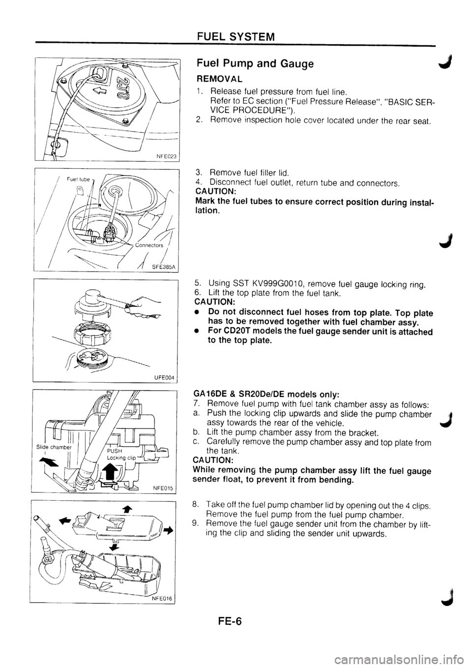 NISSAN PRIMERA 1998  Service Repair Manual 