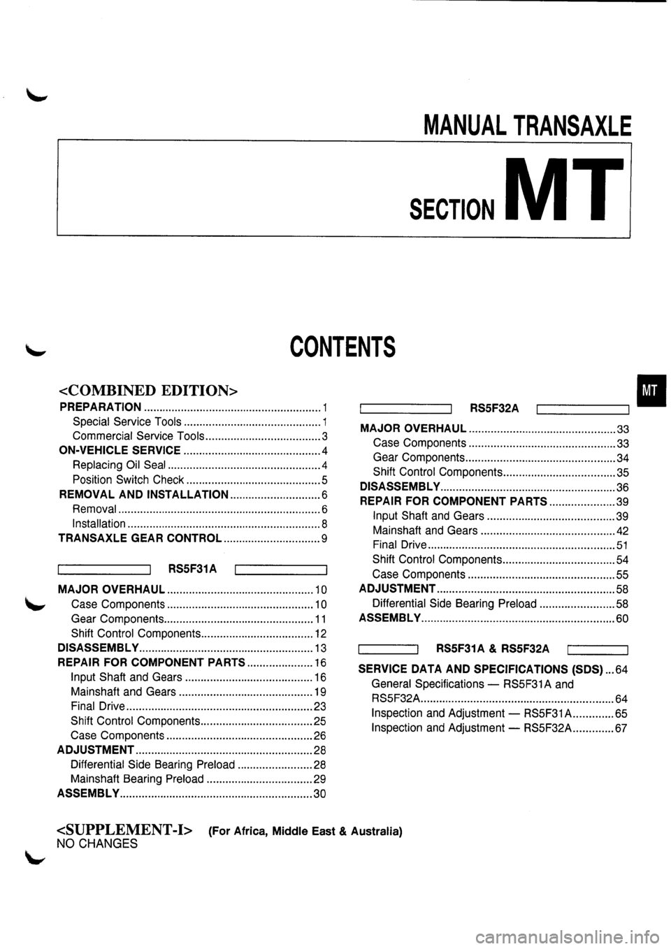 NISSAN PRIMERA 1998 Service Repair Manual NISSAN PRIMERA 1998 Service Repair Manual