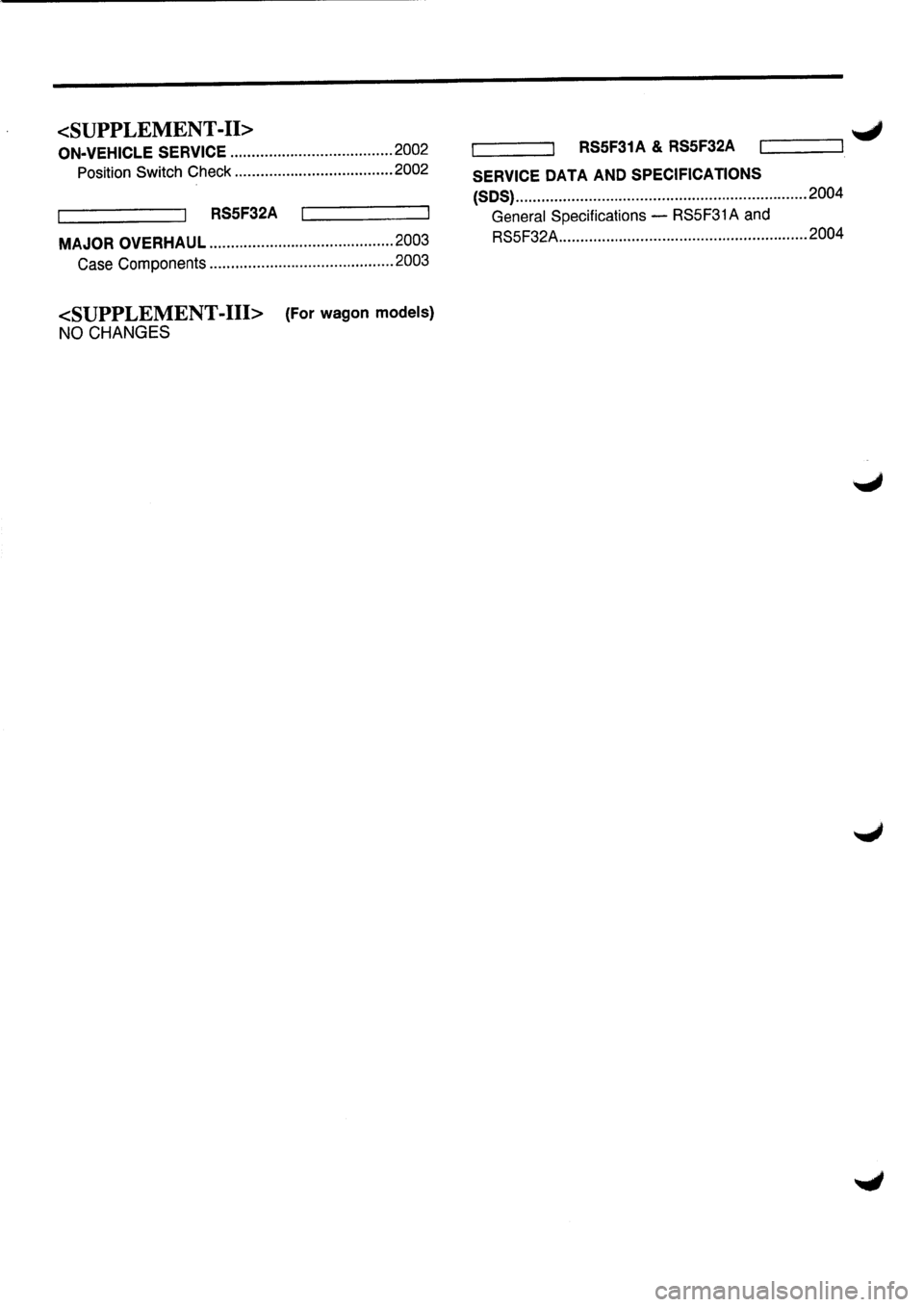 NISSAN PRIMERA 1998 Service Repair Manual NISSAN PRIMERA 1998 Service Repair Manual