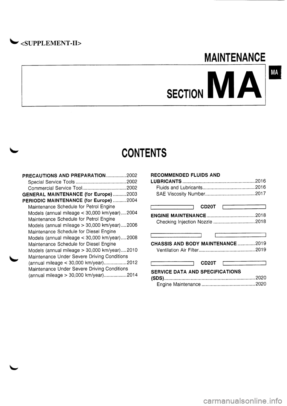 NISSAN PRIMERA 1998 Service Repair Manual NISSAN PRIMERA 1998 Service Repair Manual