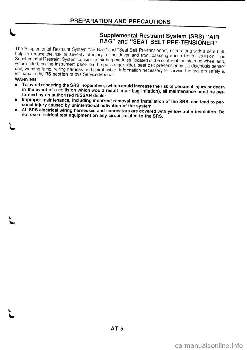 NISSAN PRIMERA 1998 Service Repair Manual NISSAN PRIMERA 1998 Service Repair Manual