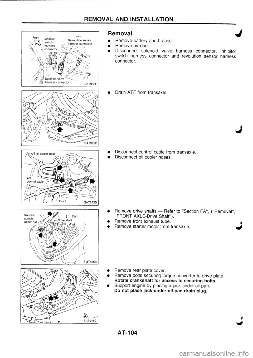 NISSAN PRIMERA 1998  Service Repair Manual 